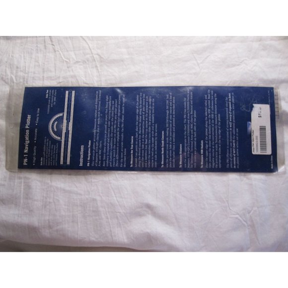 Jeppesen Pn-1 Navigation Plotter Pilot with sleeve and instructions Private/Comm - Picture 4 of 5